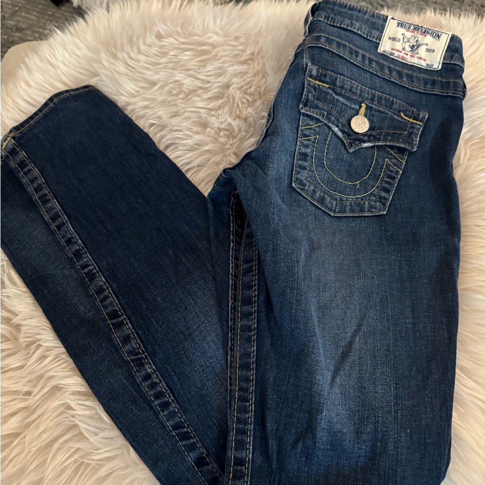 True Religion World Tour Skinny Denim Jeans
